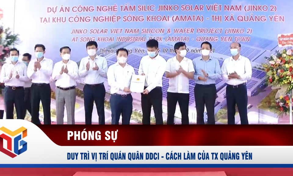 Duy trì vị trí quán quân DDCI - Cách làm của TX Quảng Yên