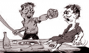Chém bạn nhậu rồi đến cơ quan Công an đầu thú