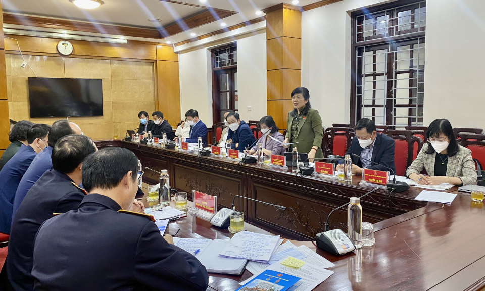 Đoàn ĐBQH tỉnh giám sát việc thực hiện pháp luật về tiếp công dân và giải quyết khiếu nại, tố cáo