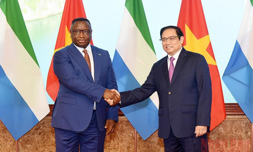 Sierra Leone coi trọng phát triển quan hệ hữu nghị và hợp tác với Việt Nam