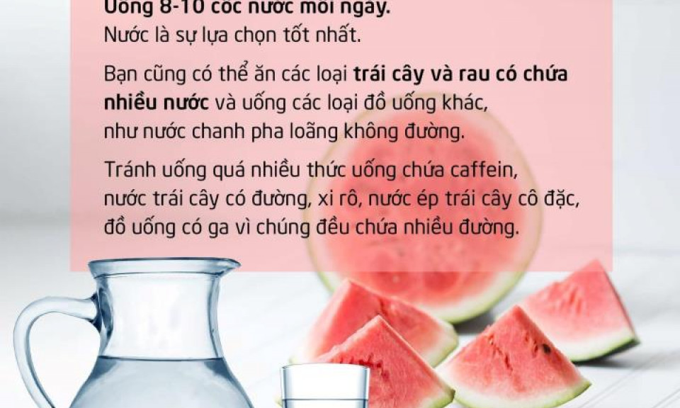 F0 cần uống bao nhiêu nước mỗi ngày?