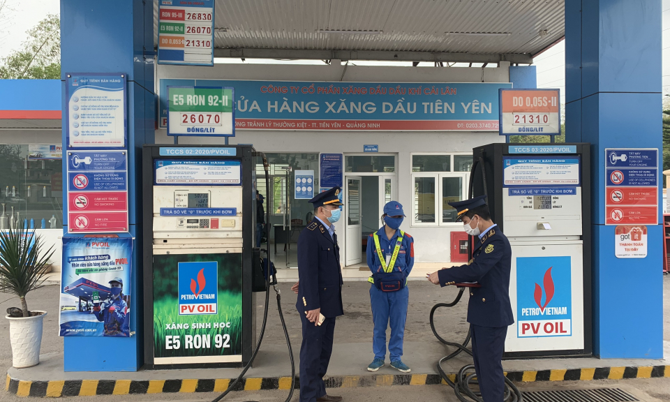 Cục QLTT tỉnh: Tăng cường kiểm tra, giám sát kinh doanh xăng dầu