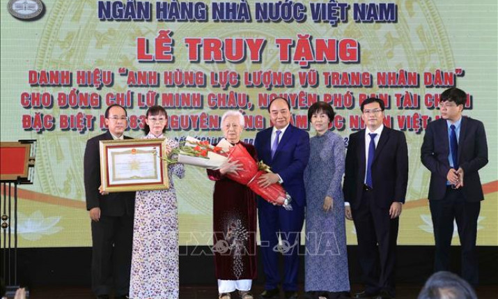 Chủ tịch nước dự Lễ truy tặng Danh hiệu Anh hùng Lực lượng vũ trang nhân dân cho đồng chí Lữ Minh Châu