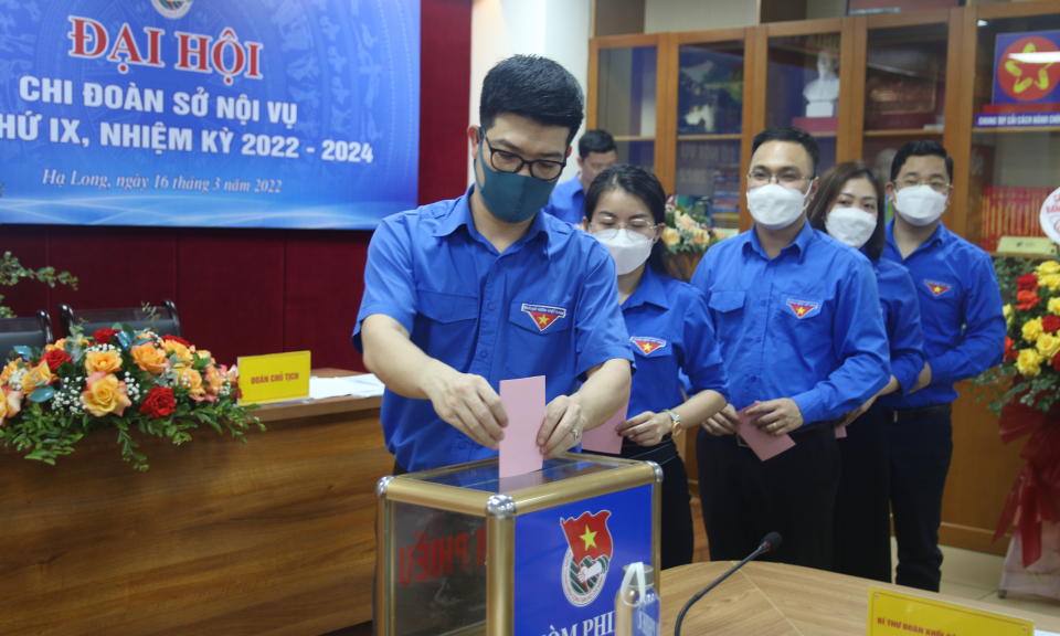 Đại hội chi đoàn điểm cấp cơ sở thuộc Đoàn Khối các cơ quan tỉnh