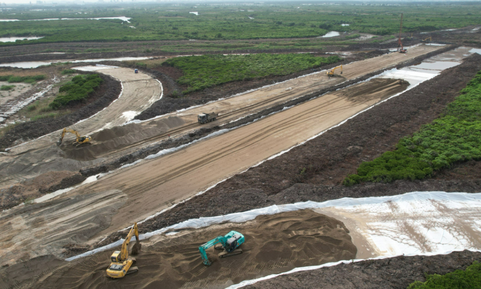 Speeding up the construction progress of Quang Ninh’s two largest intersections 