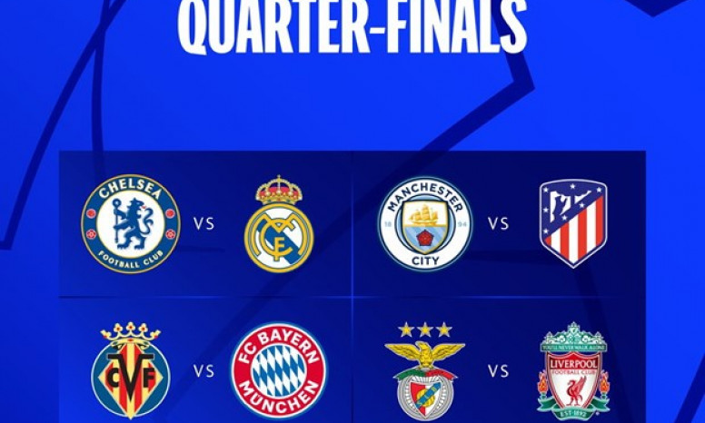 Vòng tứ kết Champions League: Chelsea tái ngộ Real Madrid