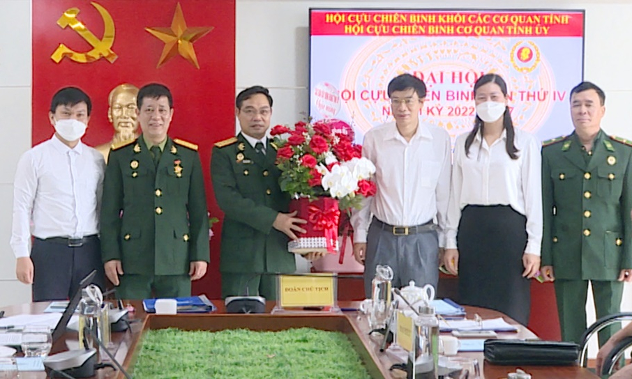 Hội CCB cơ quan Tỉnh ủy tổ chức Đại hội lần thứ IV, nhiệm kỳ 2022-2027