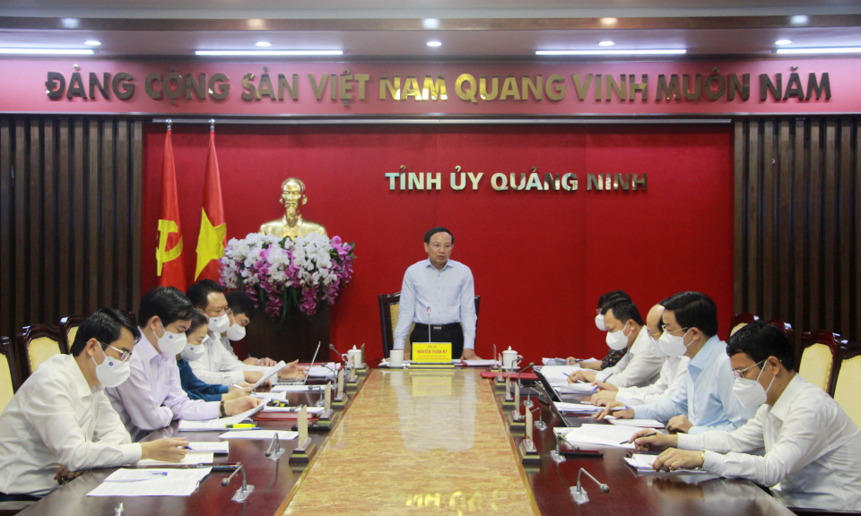 Giao ban Thường trực Tỉnh ủy