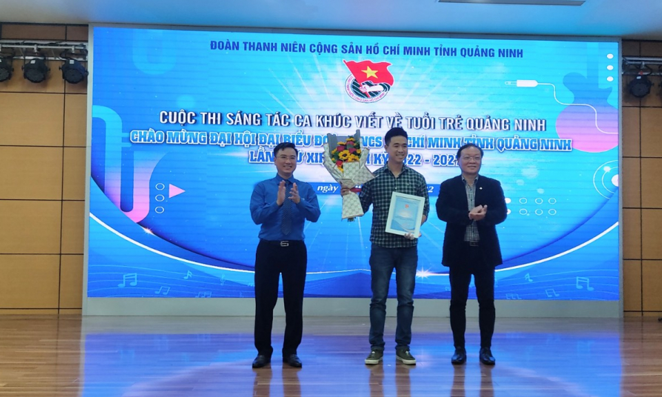 Trao giải cuộc thi Sáng tác ca khúc về tuổi trẻ Quảng Ninh