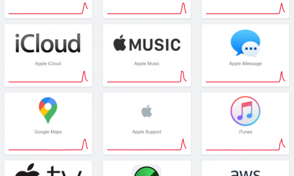 Hàng loạt dịch vụ của Apple gặp sự cố