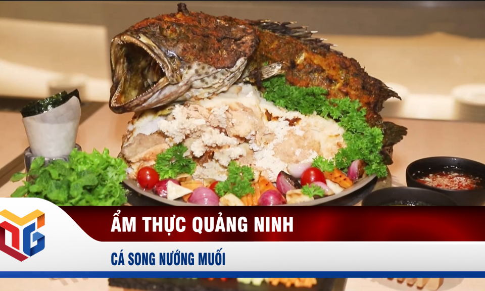 Cá song nướng muối