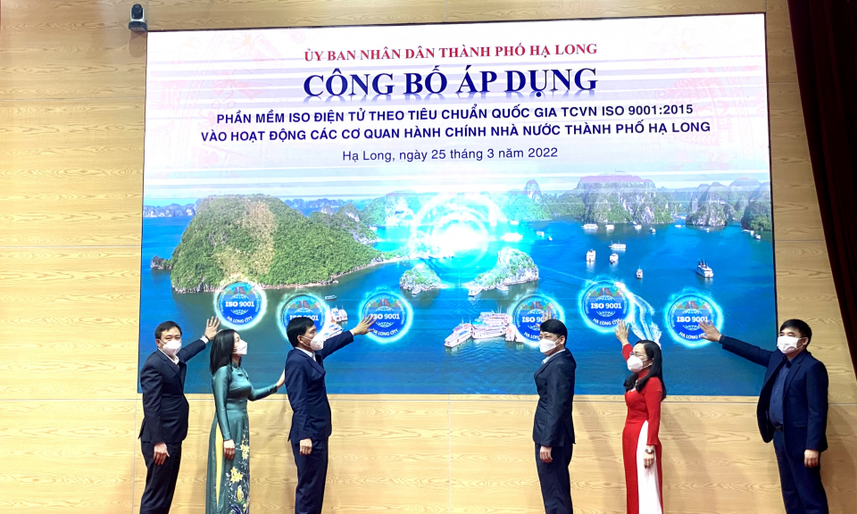 TP Hạ Long áp dụng phần mềm ISO điện tử vào hoạt động các cơ quan hành chính nhà nước