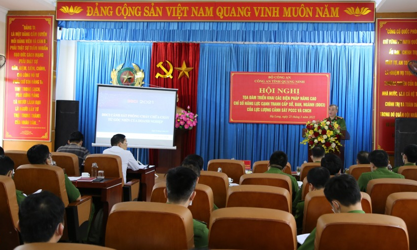 Hội nghị phân tích, đánh giá chỉ số DDCI của Cảnh sát PCCC