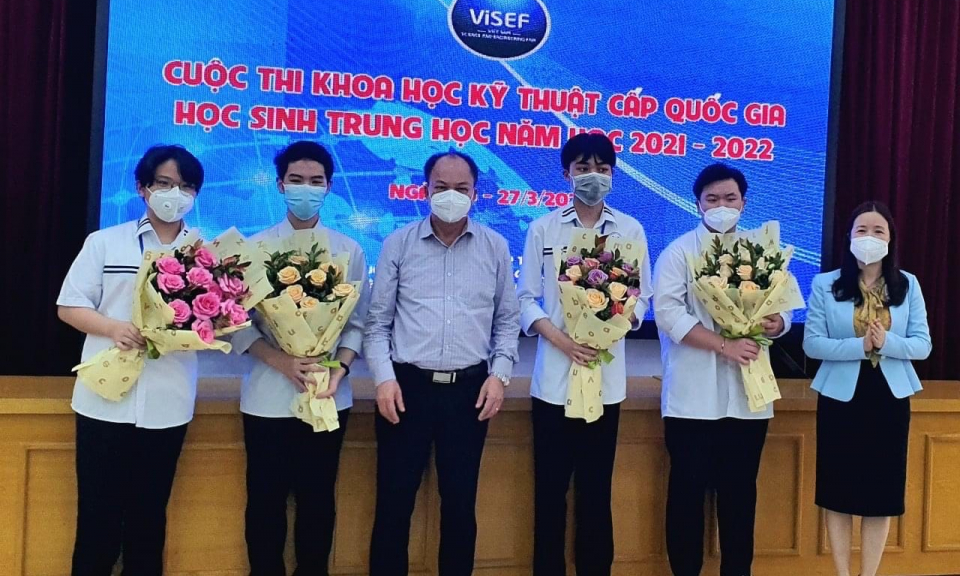 Học sinh Quảng Ninh đoạt 2 giải tại Cuộc thi Khoa học kỹ thuật cấp quốc gia