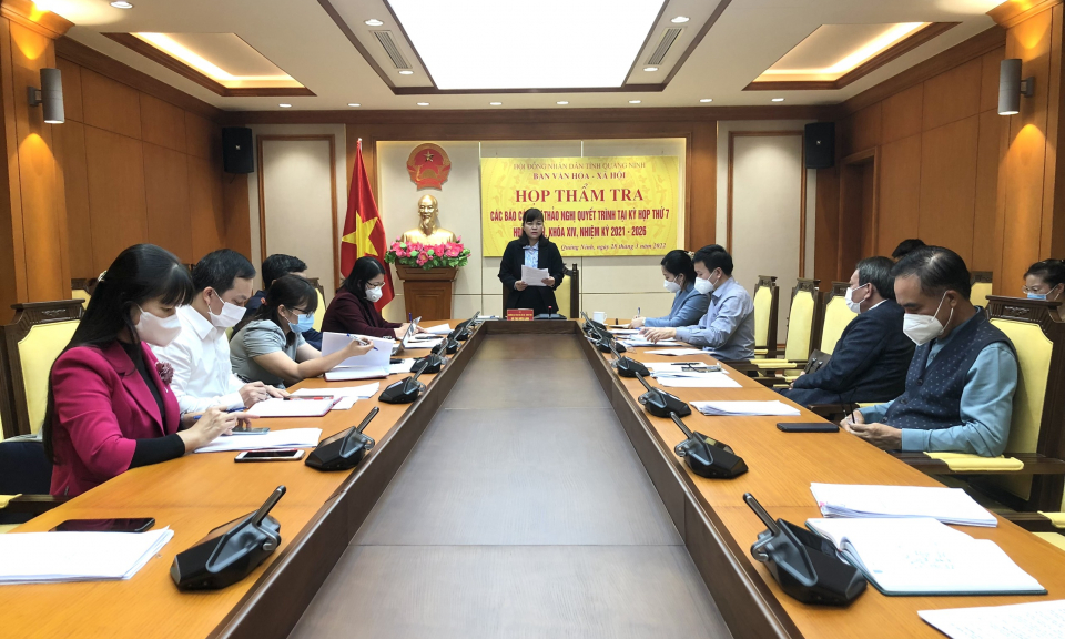 Thẩm tra dự thảo nghị quyết điều chỉnh cục bộ Quy hoạch tổng thể phát triển hệ thống y tế