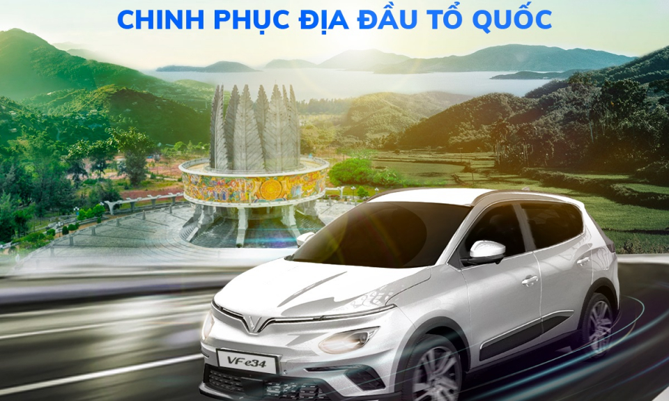 Chủ xe VF e34 háo hức với hành trình 100 xe điện chinh phục địa đầu cực Đông Bắc Tổ quốc 
