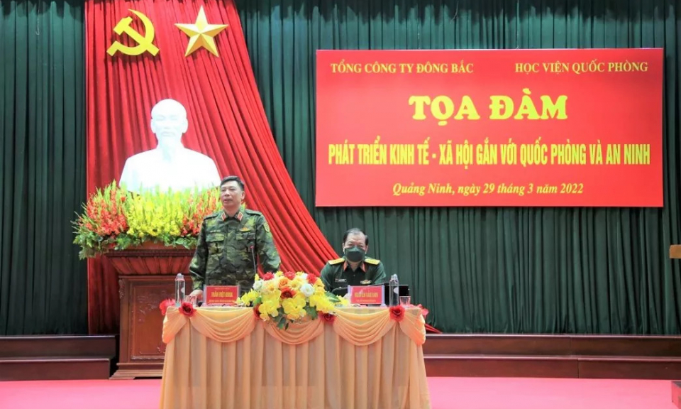 Tổng Công ty Đông Bắc: Tổ chức tọa đàm phát triển kinh tế - xã hội gắn với quốc phòng, an ninh