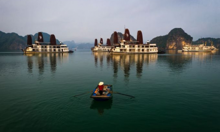 广宁省周末迎来旅游小高峰