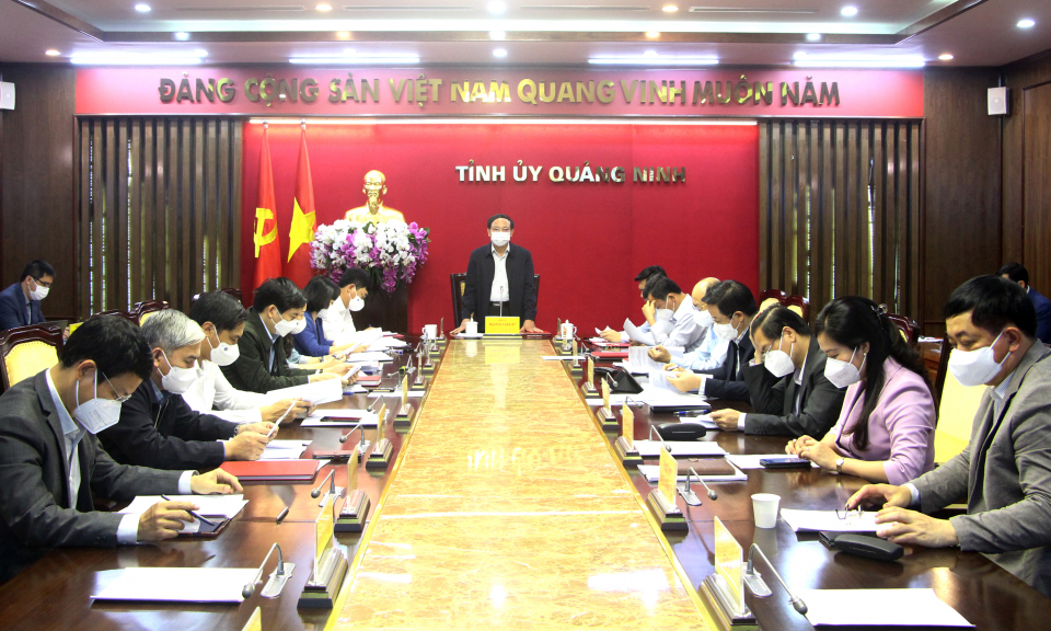 Giao ban Thường trực Tỉnh ủy
