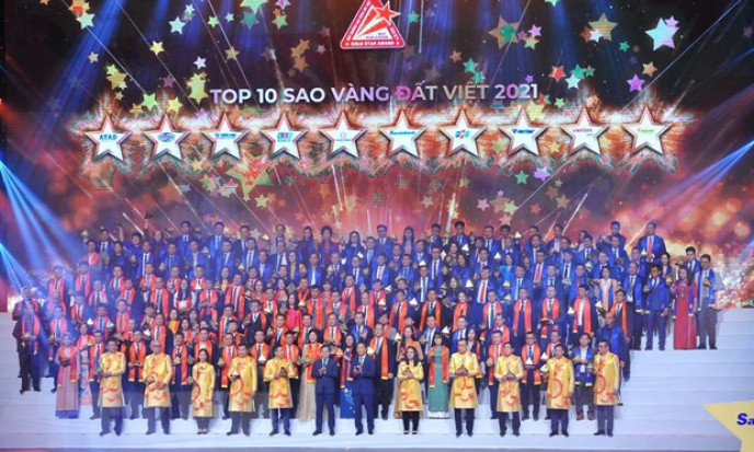 Trao giải thưởng Sao Vàng đất Việt: Tôn vinh 200 thương hiệu Việt Nam