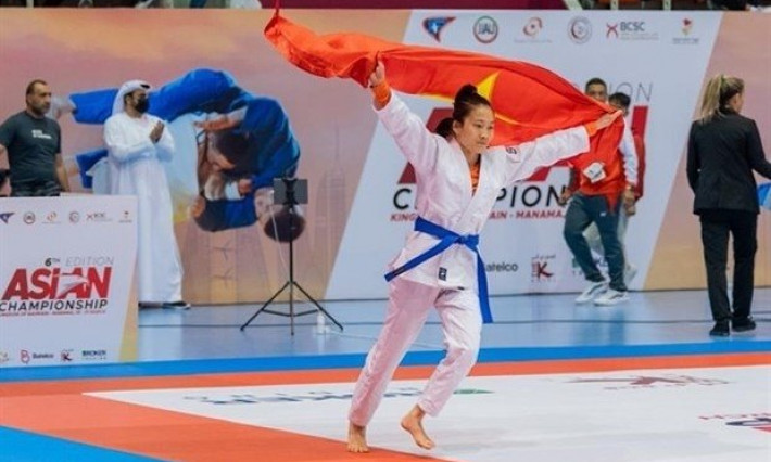 Vietnamese athletes win gold at Asian Jujitsu Championships