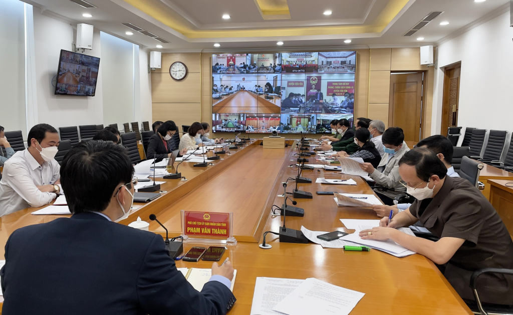Đồng chí PCT UBND tỉnh Phạm Văn Thành, chủ trì cuộc họp đánh giá kết quả nhiệm vụ quý I và xác định nhiệm vụ quý II đối với chương trình NTM và OCOP