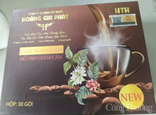 Cuc An toan thuc pham canh bao cafe giam can Hoang Gia chua chat cam hinh anh 1