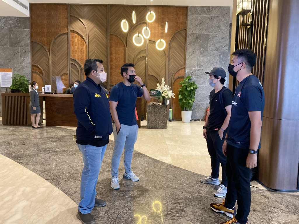 Đoàn y tế của Malaysia đến khách sạn Mường Thanh Luxury Ha Long Centre để khảo sát địa điểm ăn nghỉ, phục vụ các vận động viên thi đấu Sea Games. 