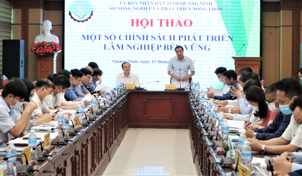 Hội thảo một số chính sách phát triển lâm nghiệp bền vững trên địa bàn tỉnh Quảng Ninh.