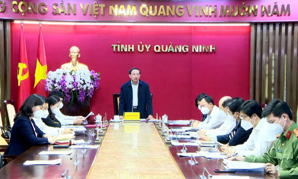 Giao ban Thường trực Tỉnh ủy