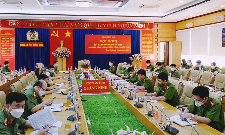 Hội nghị trực tuyến đẩy mạnh thực hiện Đề án 06 của Chính phủ
