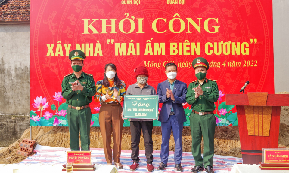 Khởi công xây nhà “Mái ấm biên cương” tại TP Móng Cái