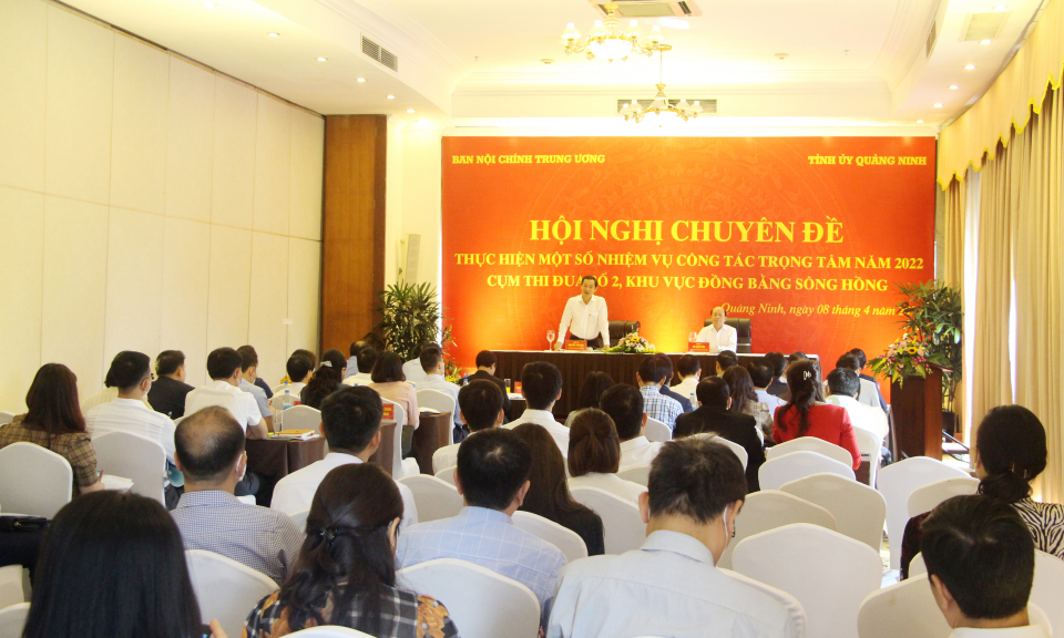 Hội nghị chuyên đề công tác nội chính các tỉnh, thành thuộc Cụm thi đua số 2