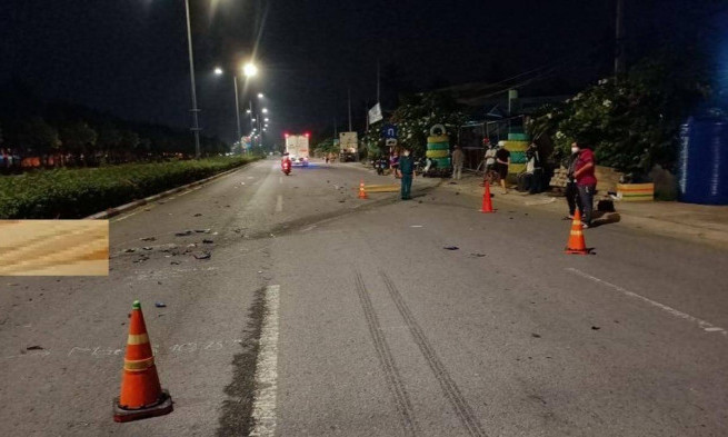 Phòng CSGT Công an tỉnh Bến Tre đang điều tra làm rõ vụ TNGT khiến 2 người tử vong trên QL57B.