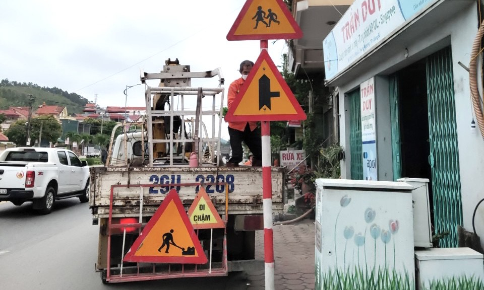 Uông Bí: Khắc phục những điểm nguy cơ mất ATGT