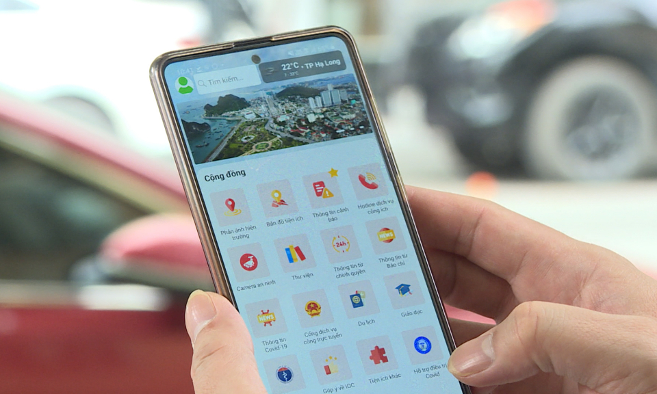 App Hạ Long Smart: Nhiều tiện ích cho người dân