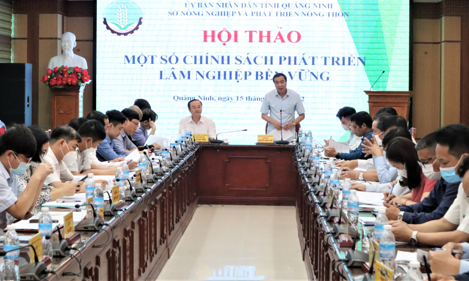 Hội thảo một số chính sách phát triển lâm nghiệp bền vững trên địa bàn tỉnh Quảng Ninh
