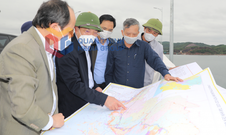 Bí thư Tỉnh ủy Nguyễn Xuân Ký kiểm tra tiến độ thực hiện một số dự án trọng điểm, tháng 4-2022