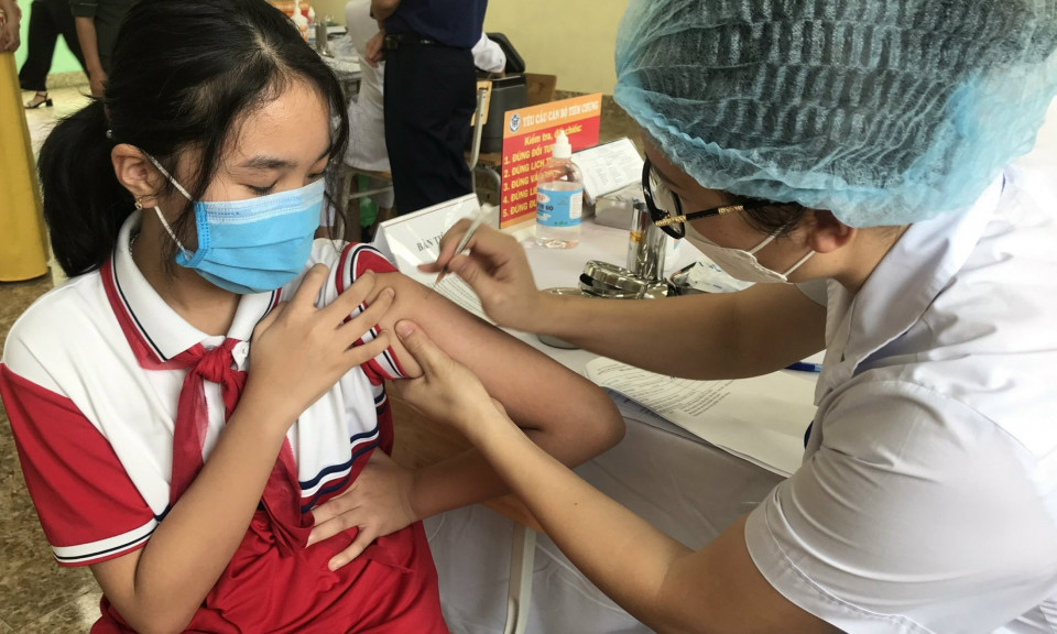 Phân bổ hơn 1,38 triệu liều vaccine phòng COVID-19 để tiêm cho trẻ từ 5 - dưới 12 tuổi
