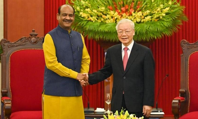 Party leader welcomes Speaker of Indian lower house