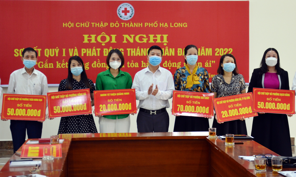 Hội Chữ thập đỏ TP Hạ Long: Phát động Tháng nhân đạo năm 2022