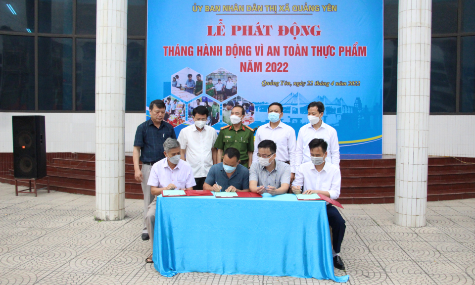 TX Quảng Yên: Phát động “Tháng hành động vì an toàn thực phẩm” năm 2022