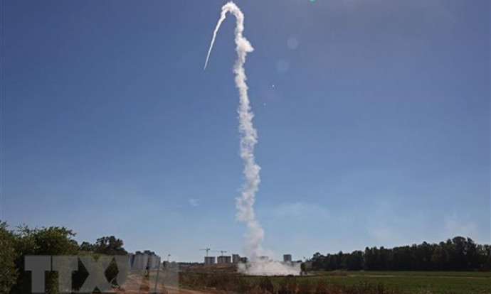 Thêm 2 quả rocket bắn từ Dải Gaza về phía Israel