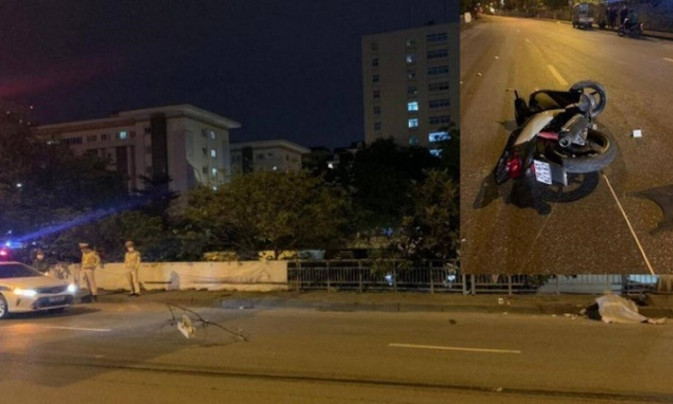 Công an Hà Nội truy tìm xe gây tai nạn khiến 2 thanh niên đi xe SH thương vong