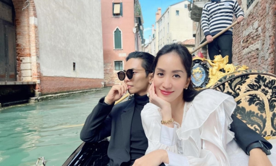 Khánh Thi như công chúa khi đi du lịch cùng chồng ở Italy