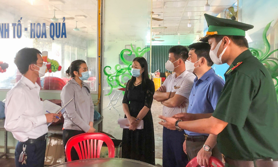 Móng Cái: Kiểm tra việc xây dựng “Vùng xanh an toàn” cho xuất nhập khẩu