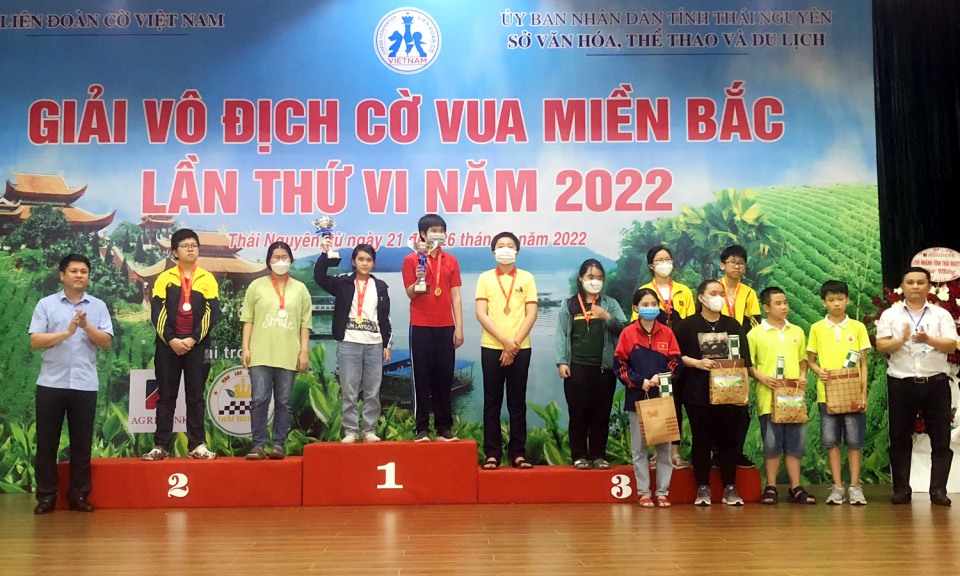 Giành 7 HCV, Quảng Ninh xếp thứ 5/33 đoàn tại Giải Vô địch cờ vua miền Bắc 2022