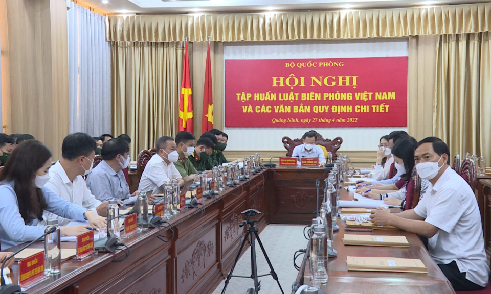 Hội nghị tập huấn Luật Biên phòng Việt Nam 