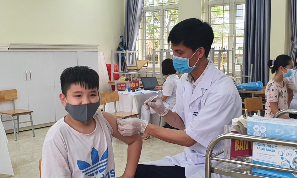 Hải Hà: Tiêm Vaccine phòng Covid-19 cho trẻ em từ 5 đến dưới 12 tuổi