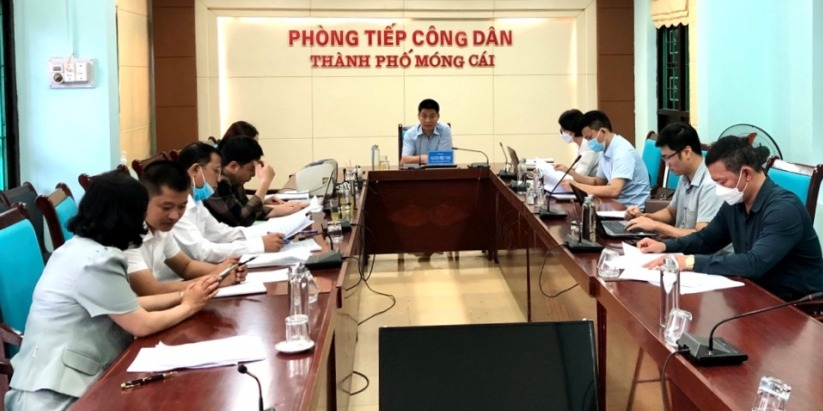 TP Móng Cái: Đối thoại giải quyết khiếu nại liên quan đến đất đai của hộ dân khu 3 phường Hải Yên và hộ dân thôn 5 xã Quảng Nghĩa. Ngày 11/5/2022.